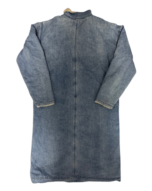 Fear Of God Fourth Collection Sherpa Lined Denim Long Coat
