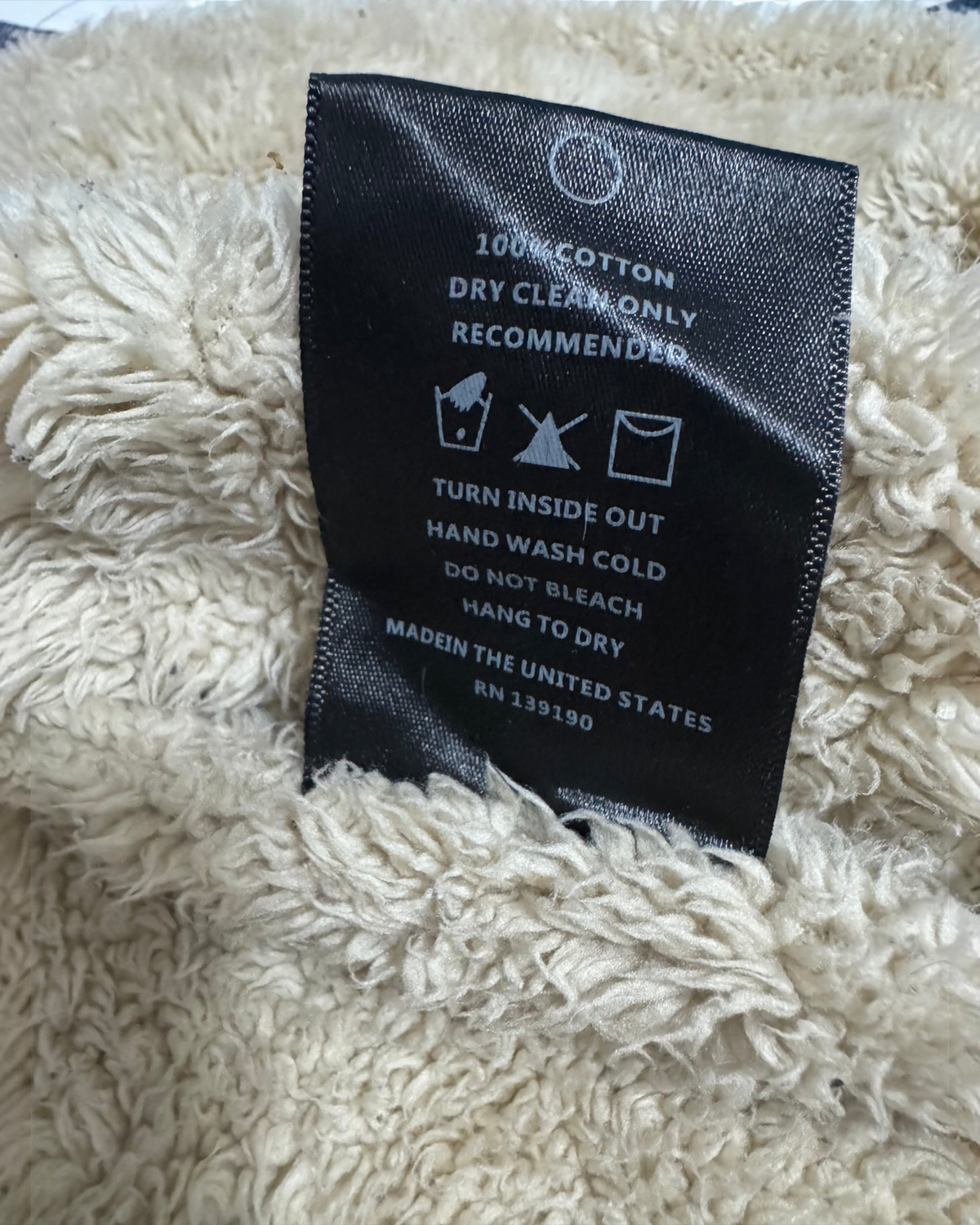 Fear Of God Fourth Collection Sherpa Lined Denim Long Coat